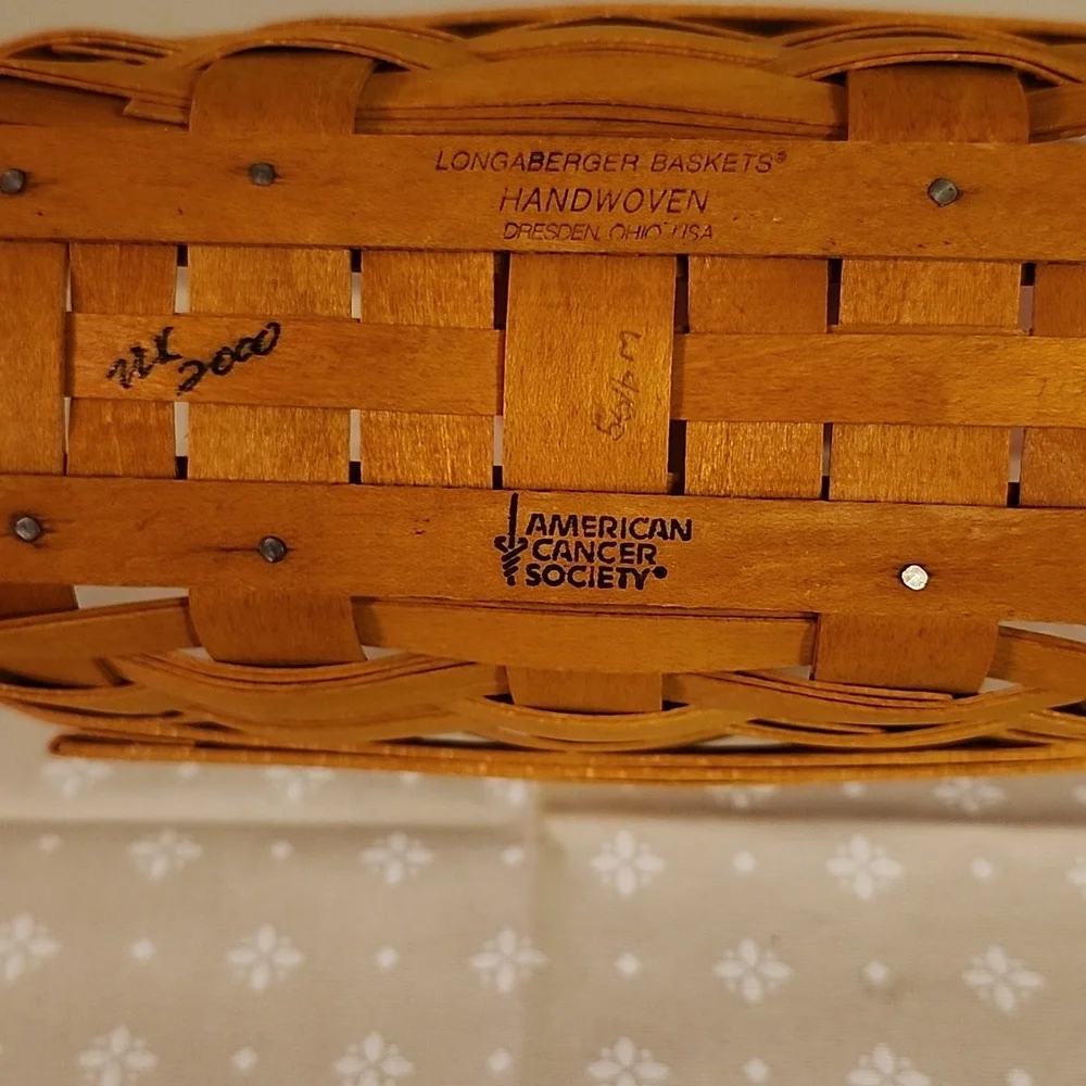 Longaberger 2000 Horizon of Hope Basket
